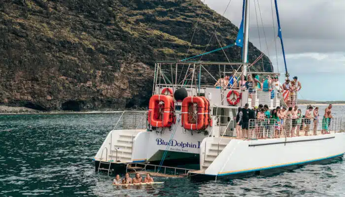 Snorkeling by boat | Blue Dolphin Kauai