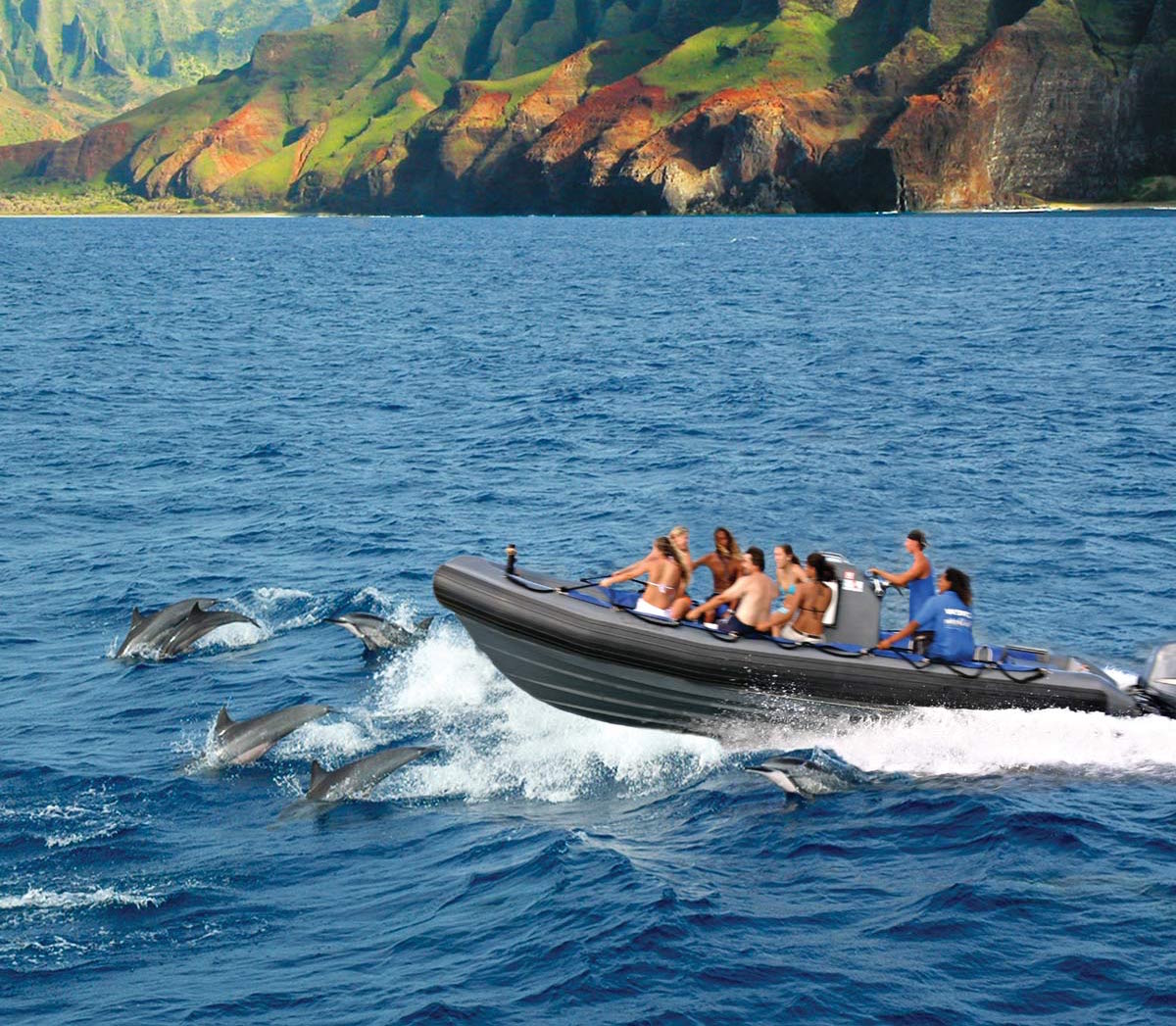 blue dolphin na pali coast tour